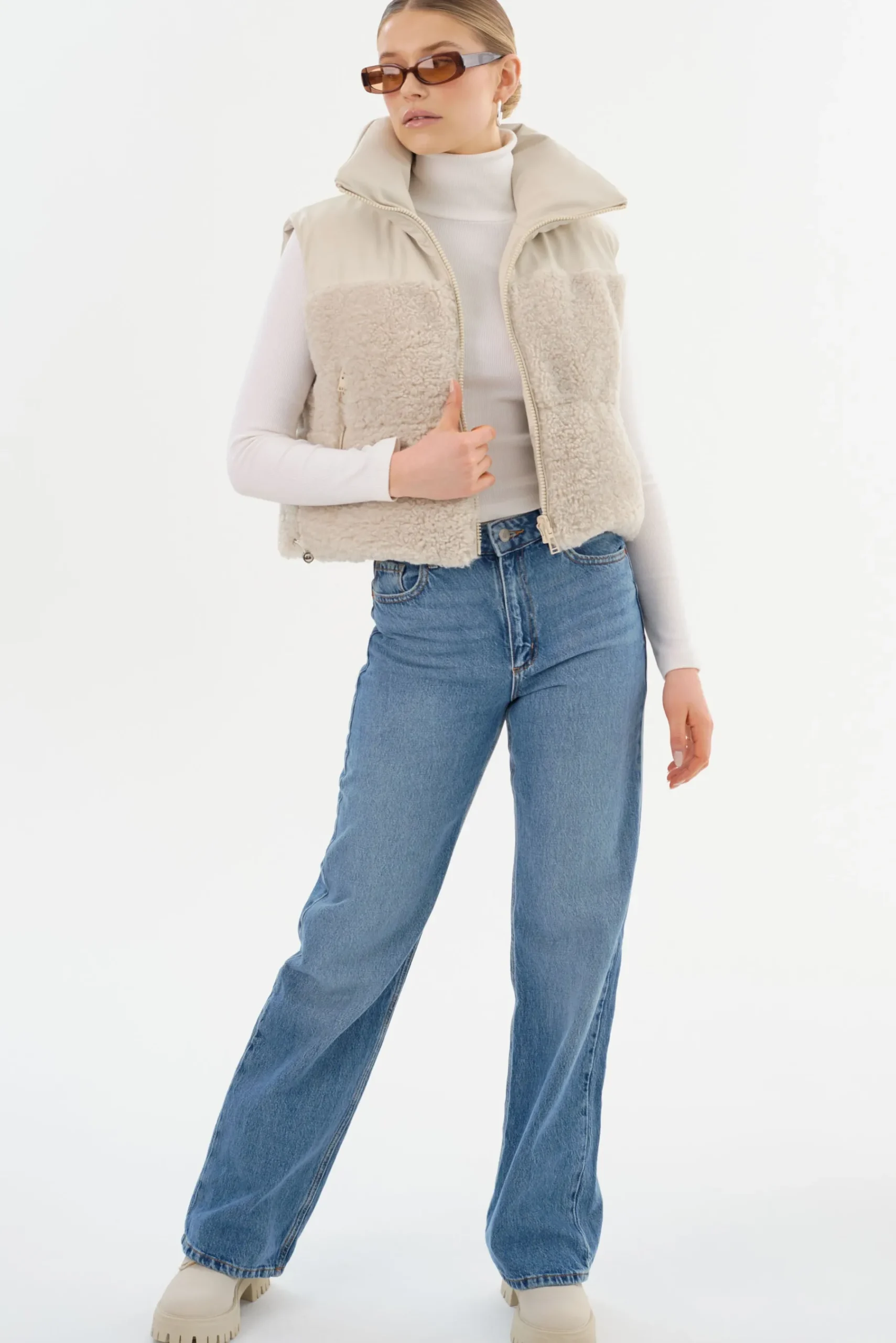 Femme LAMARQUE MELICIA | Reversible Puffer Vest