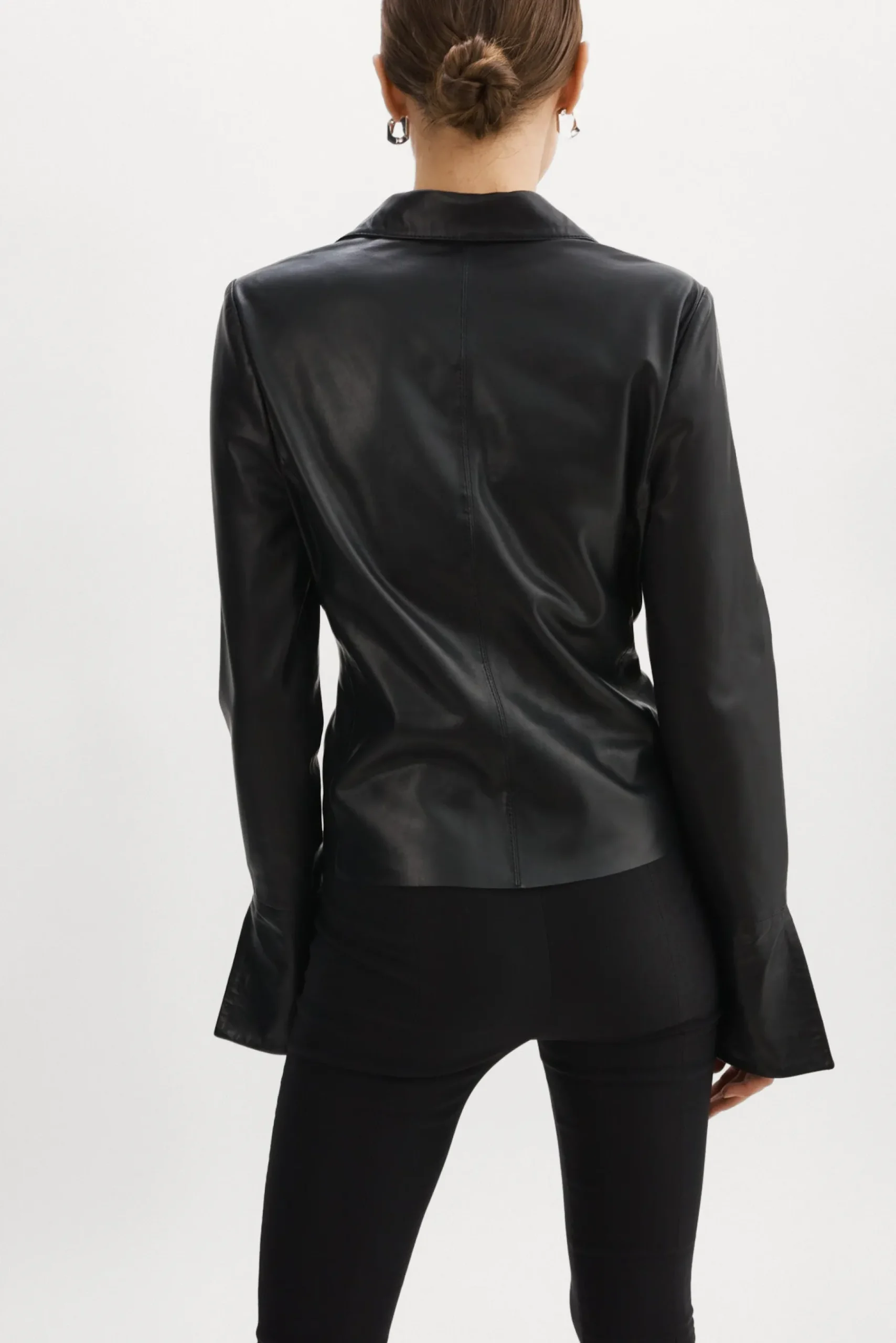 Femme LAMARQUE NATASHA | Top En Cuir à Nouer
