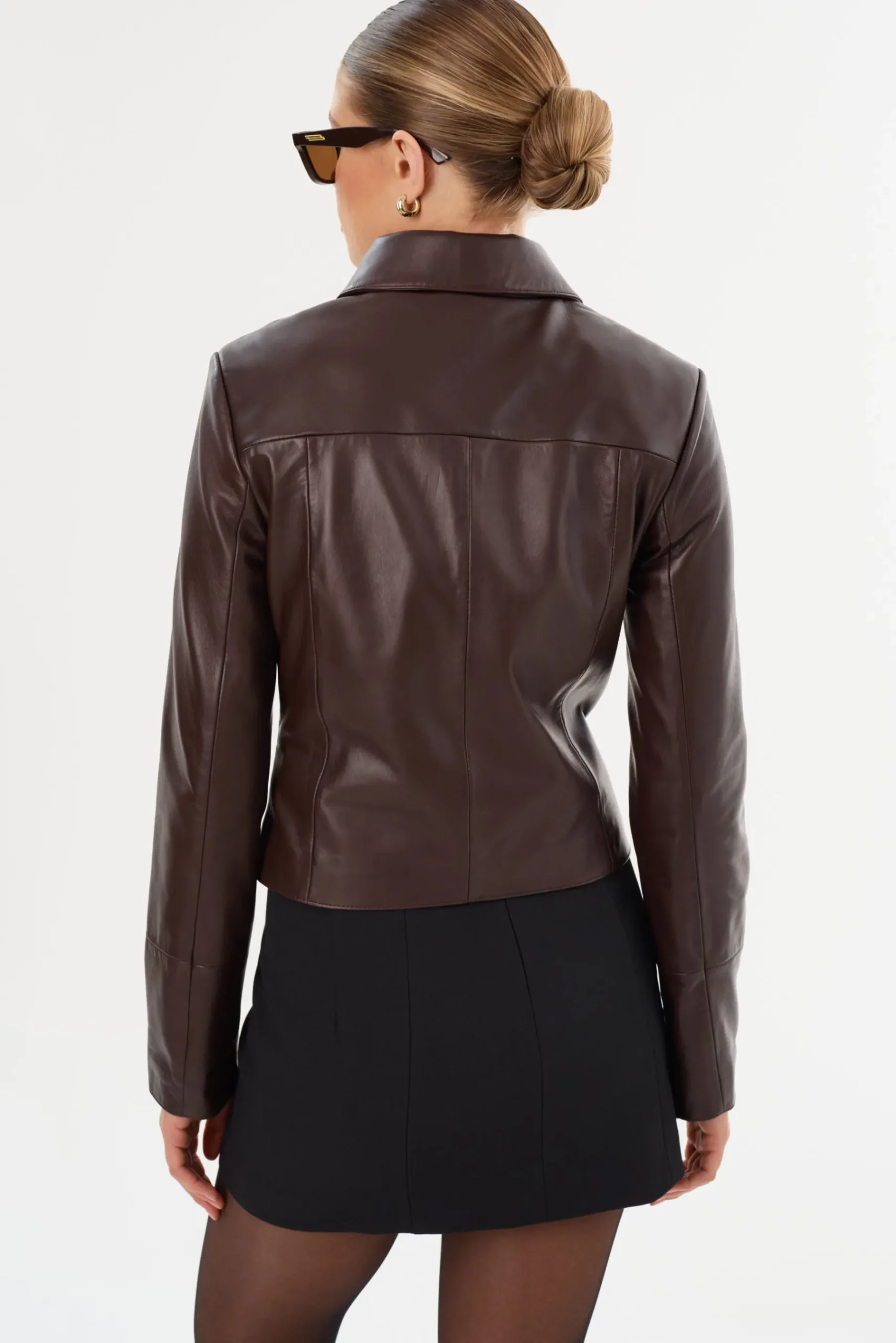 Femme LAMARQUE OCEANA | Fitted Leather Jacket