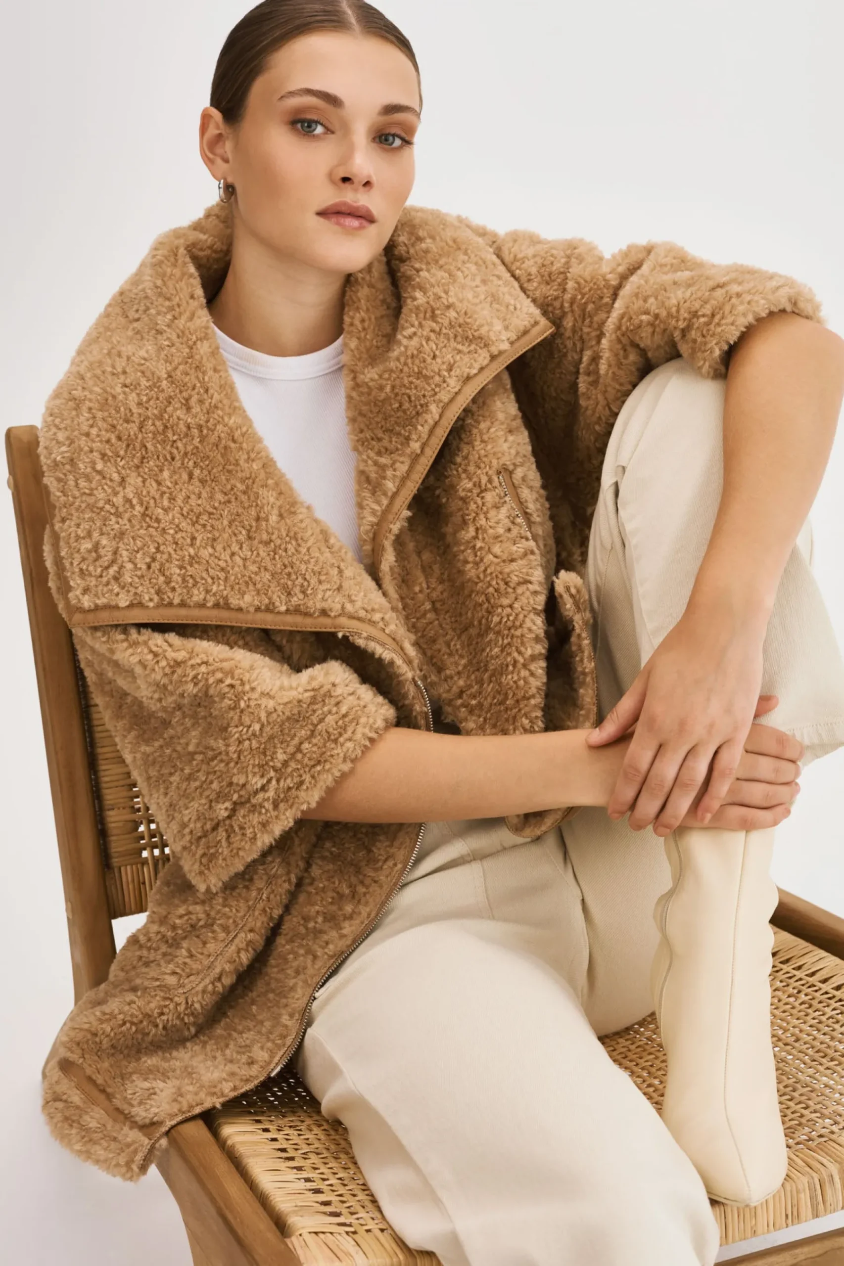 Femme LAMARQUE OHANNA | Manteau Sherpa