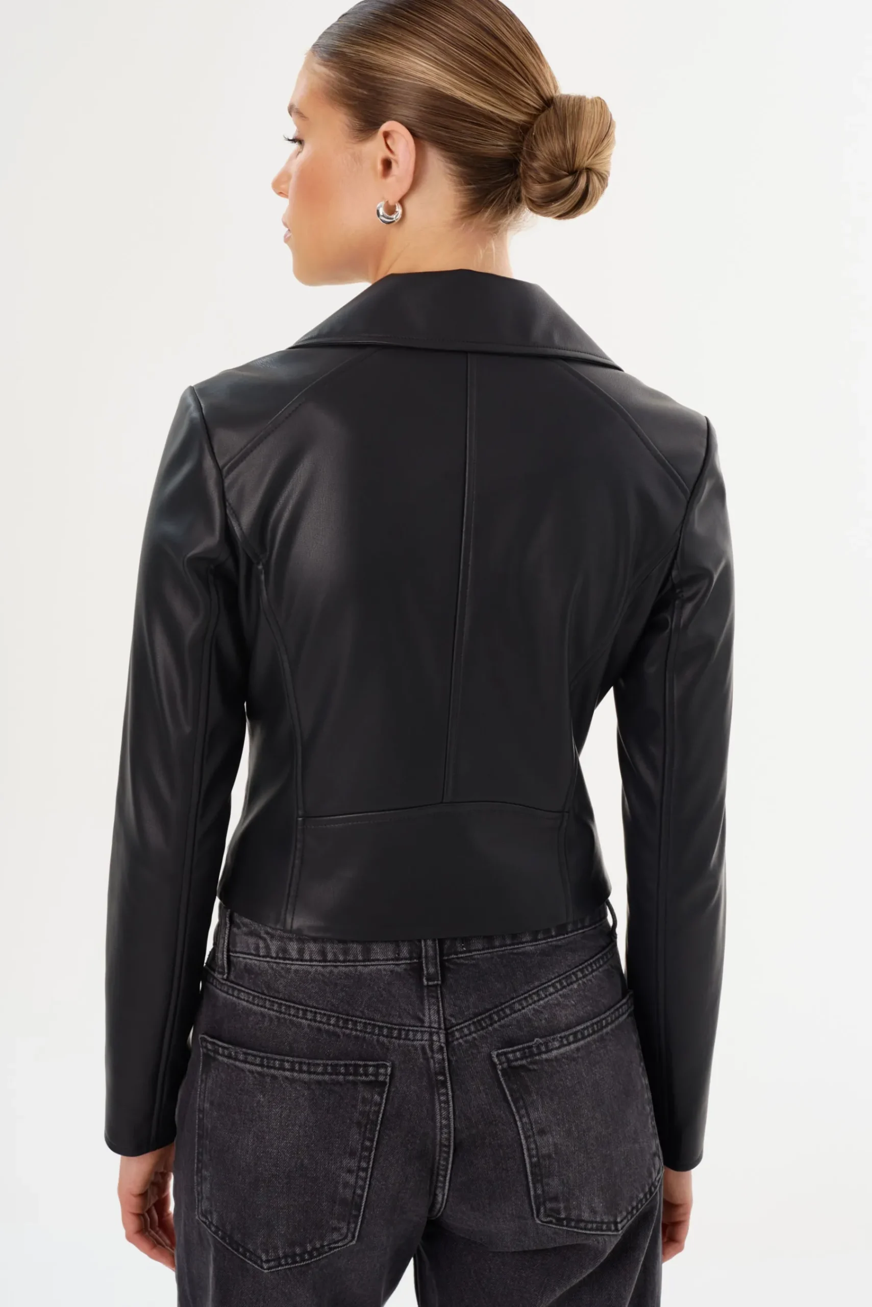 Femme LAMARQUE PASCALE | Fitted Faux Leather Jacket