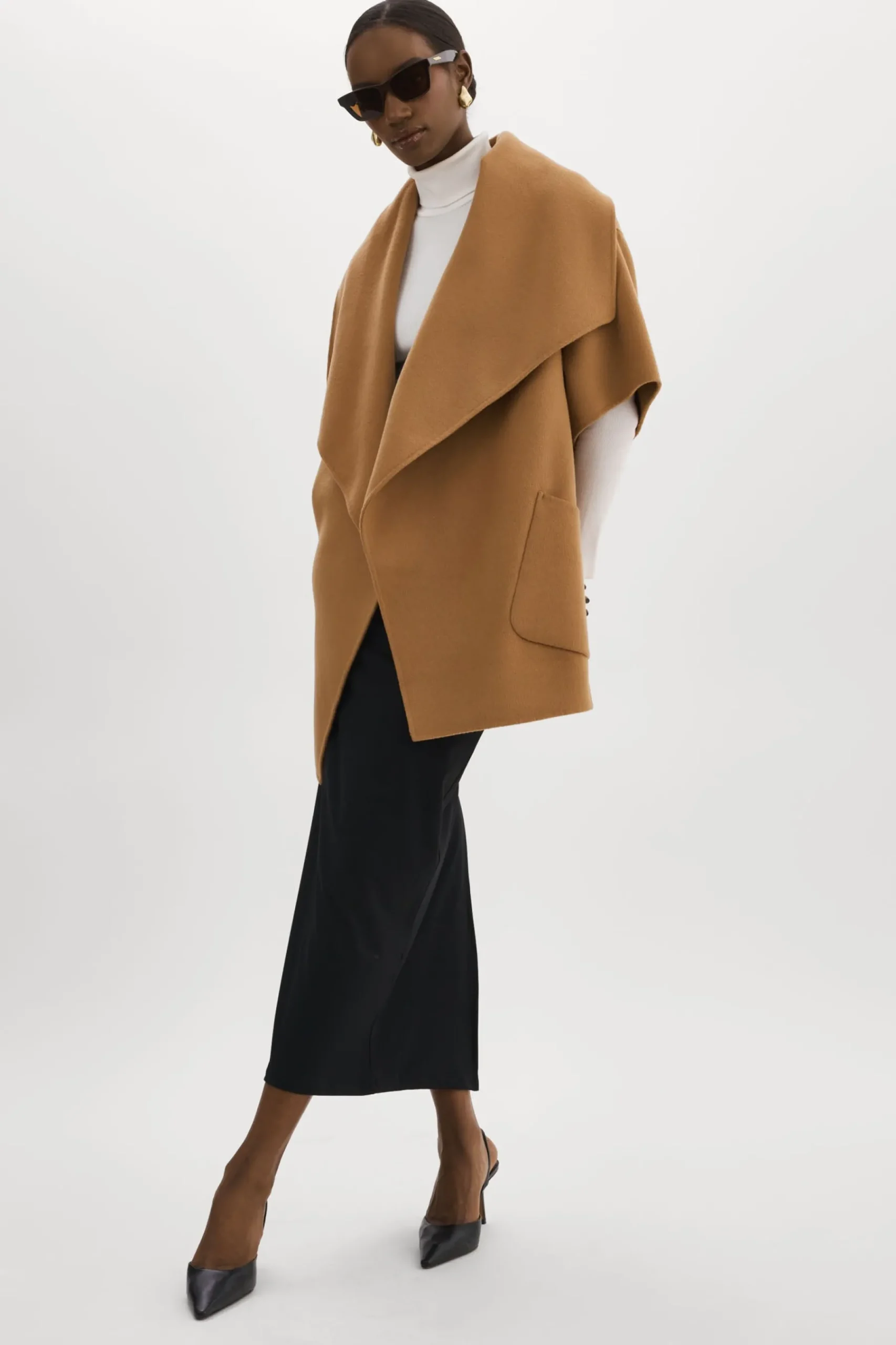 Femme LAMARQUE PENELOPE | Manteau En Laine Double Face