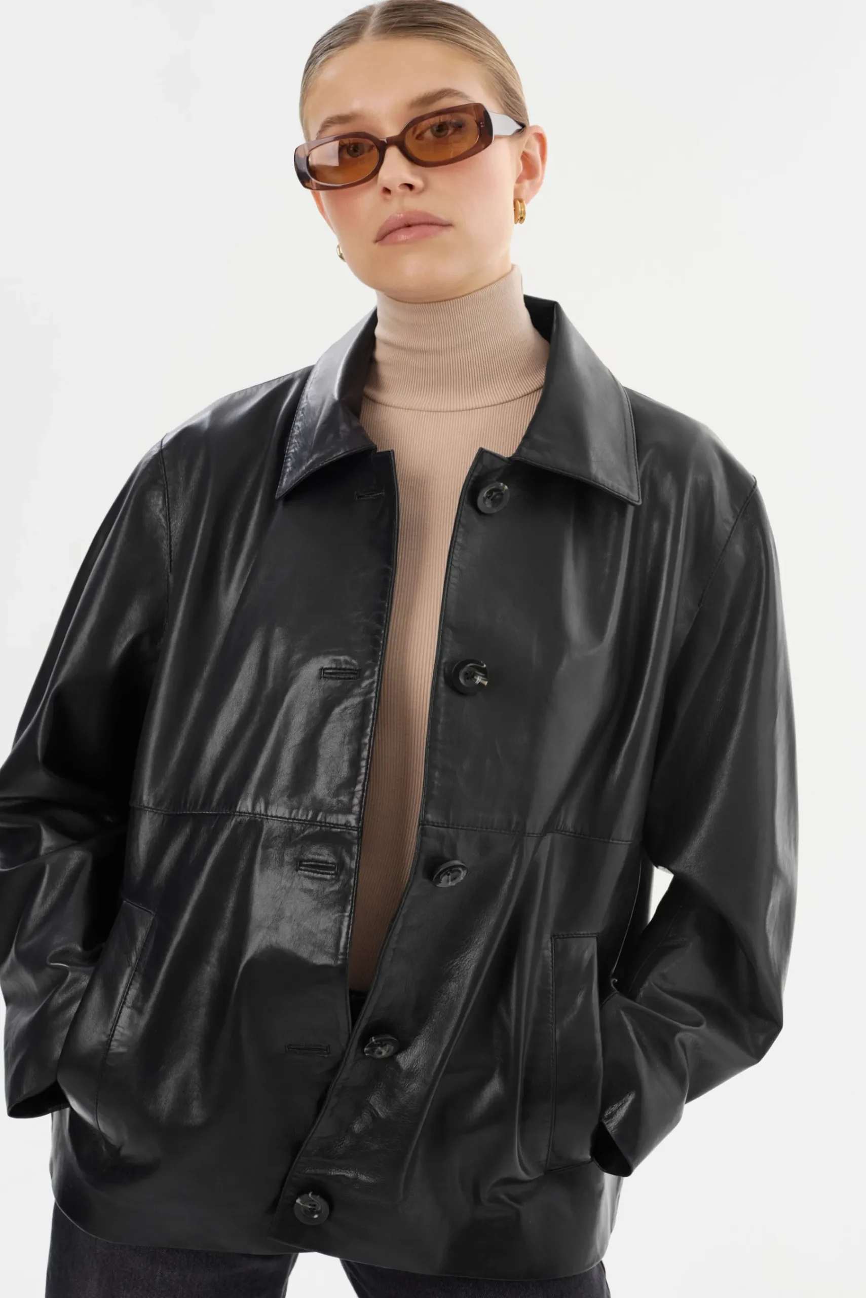 Femme LAMARQUE PRESLEY | Surchemise En Cuir