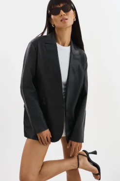 Femme LAMARQUE QUIRINA | Blazer En Cuir