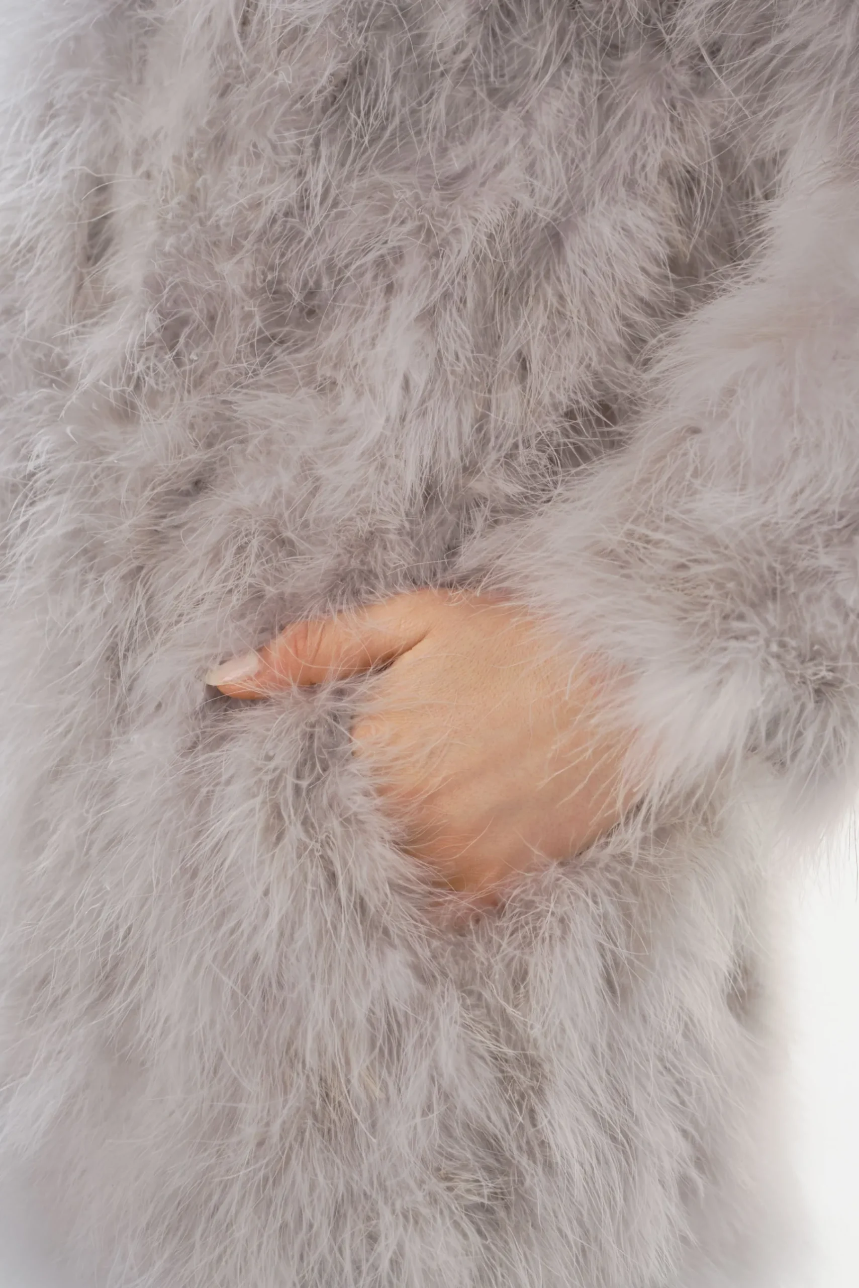 Femme LAMARQUE RABEA | Manteau à Plumes