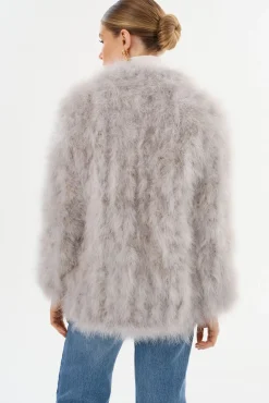 Femme LAMARQUE RABEA | Manteau à Plumes