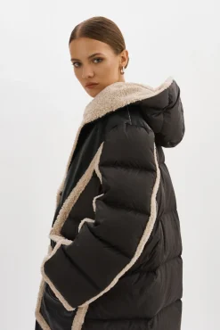 Femme LAMARQUE REXANA | Manteau Polaire En Matières Mixtes
