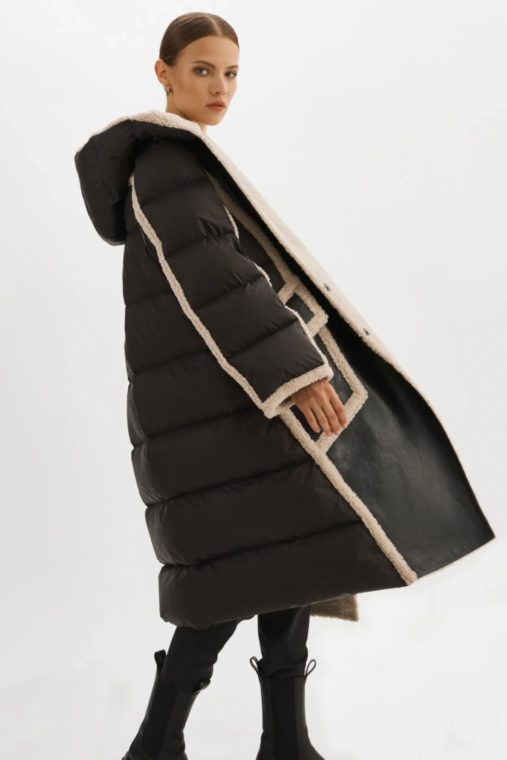 Femme LAMARQUE REXANA | Manteau Polaire En Matières Mixtes