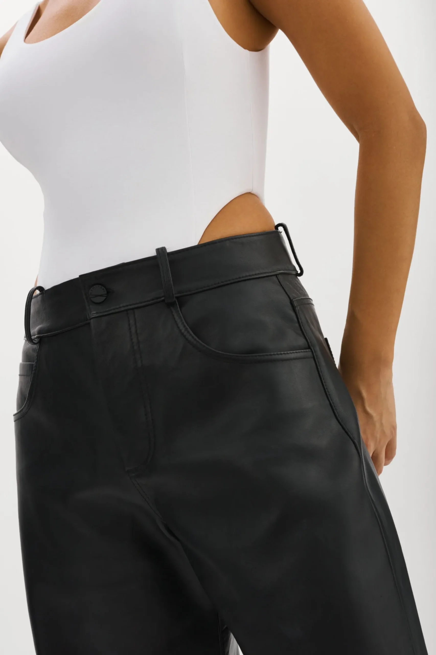 Femme LAMARQUE RIDA | Pantalon En Cuir Décontracté