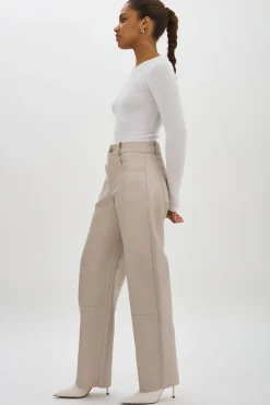 Femme LAMARQUE RIDA | Pantalon En Cuir Décontracté
