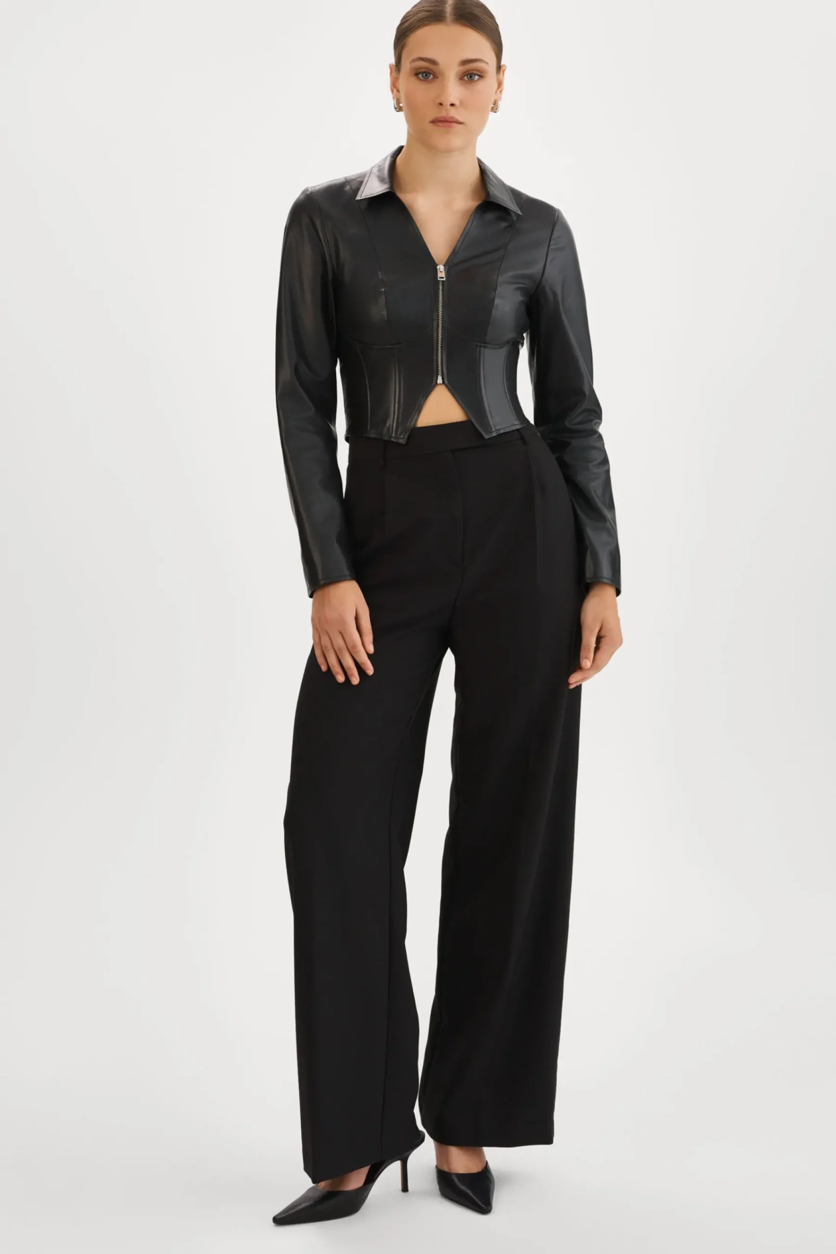 Femme LAMARQUE ROMI | Veste Corset En Cuir