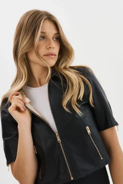Femme LAMARQUE SEVANA | Veste En Cuir Réversible