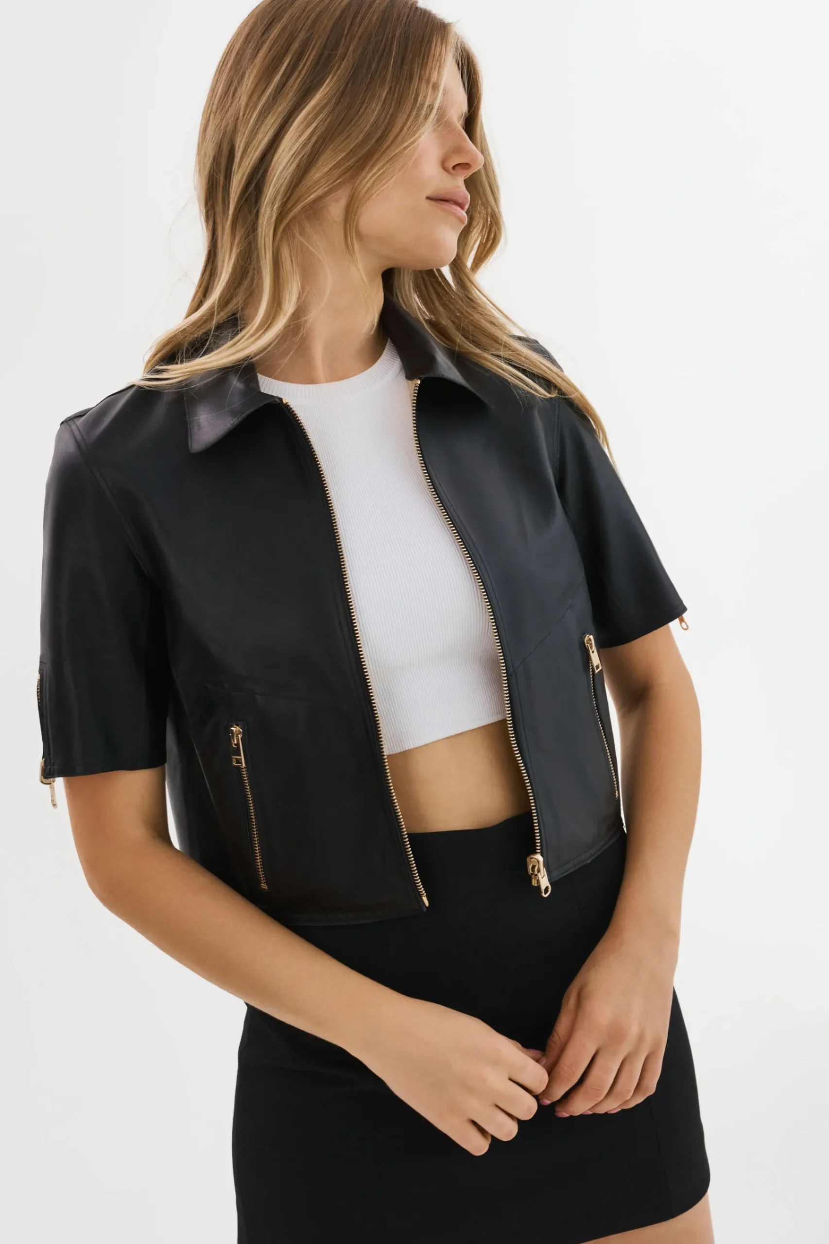 Femme LAMARQUE SEVANA | Veste En Cuir Réversible