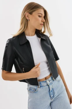 Femme LAMARQUE SEVANA | Veste En Cuir Réversible