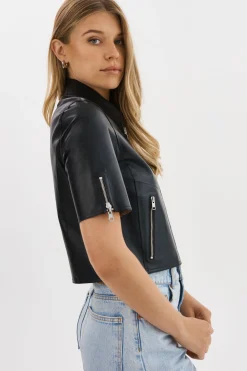 Femme LAMARQUE SEVANA | Veste En Cuir Réversible