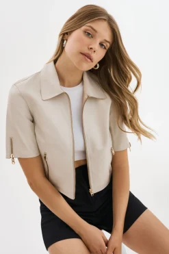 Femme LAMARQUE SEVANA | Veste En Cuir Réversible
