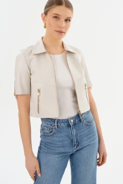 Femme LAMARQUE SEVANA | Veste En Cuir Réversible
