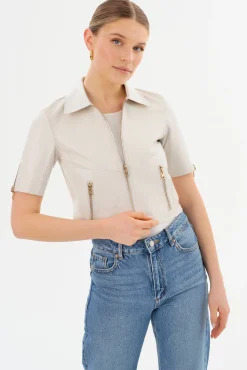 Femme LAMARQUE SEVANA | Veste En Cuir Réversible