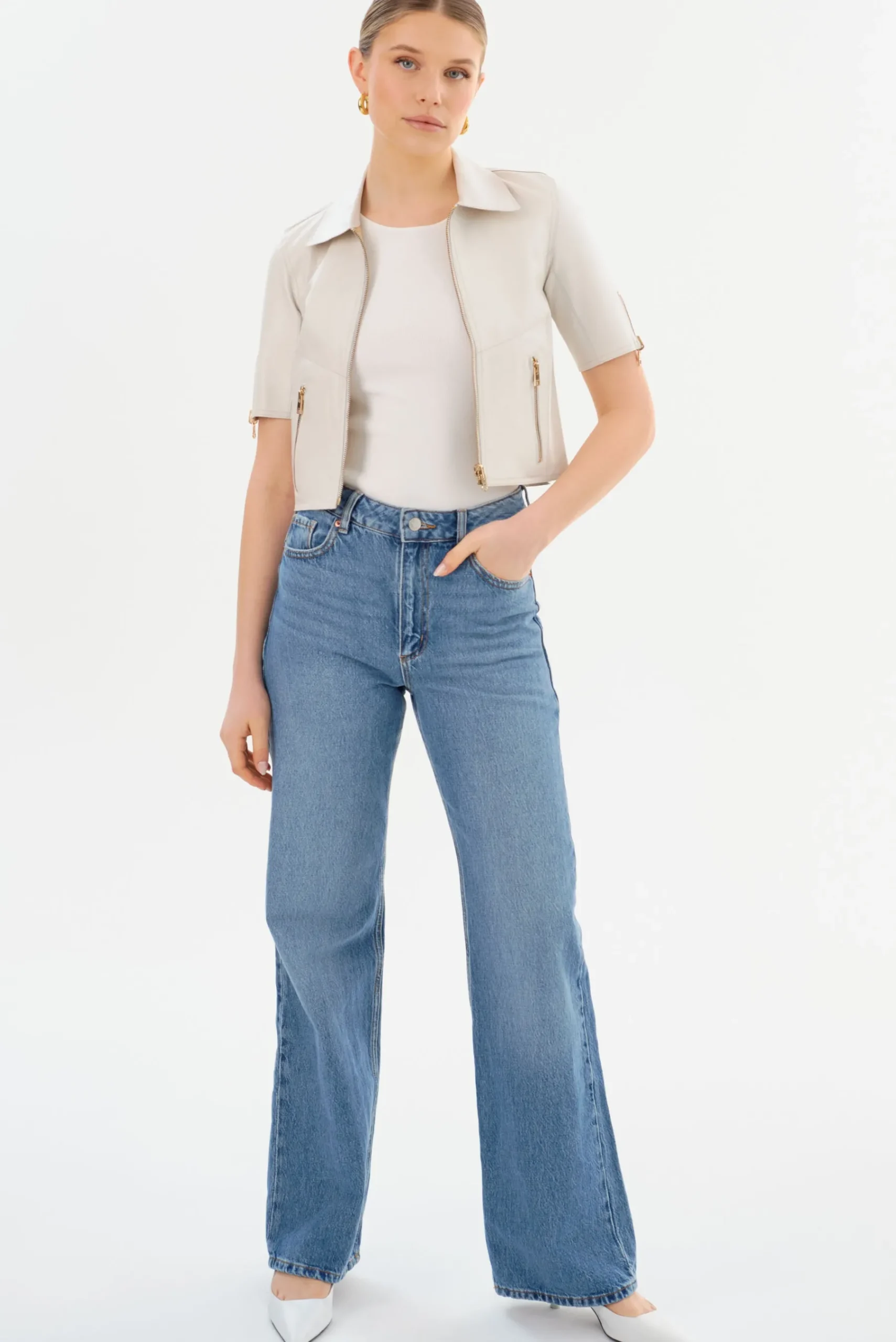 Femme LAMARQUE SEVANA | Veste En Cuir Réversible