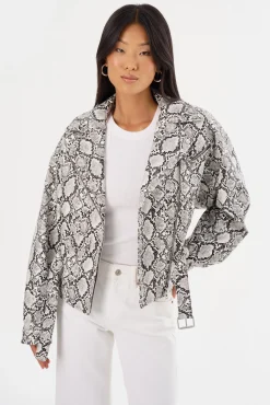 Femme LAMARQUE SHELIA | Faux Leather Biker Jacket