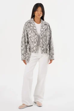 Femme LAMARQUE SHELIA | Faux Leather Biker Jacket