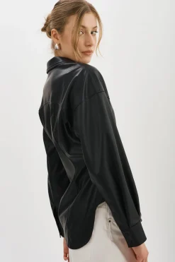 Femme LAMARQUE SKYLAR | Chemise En Similicuir