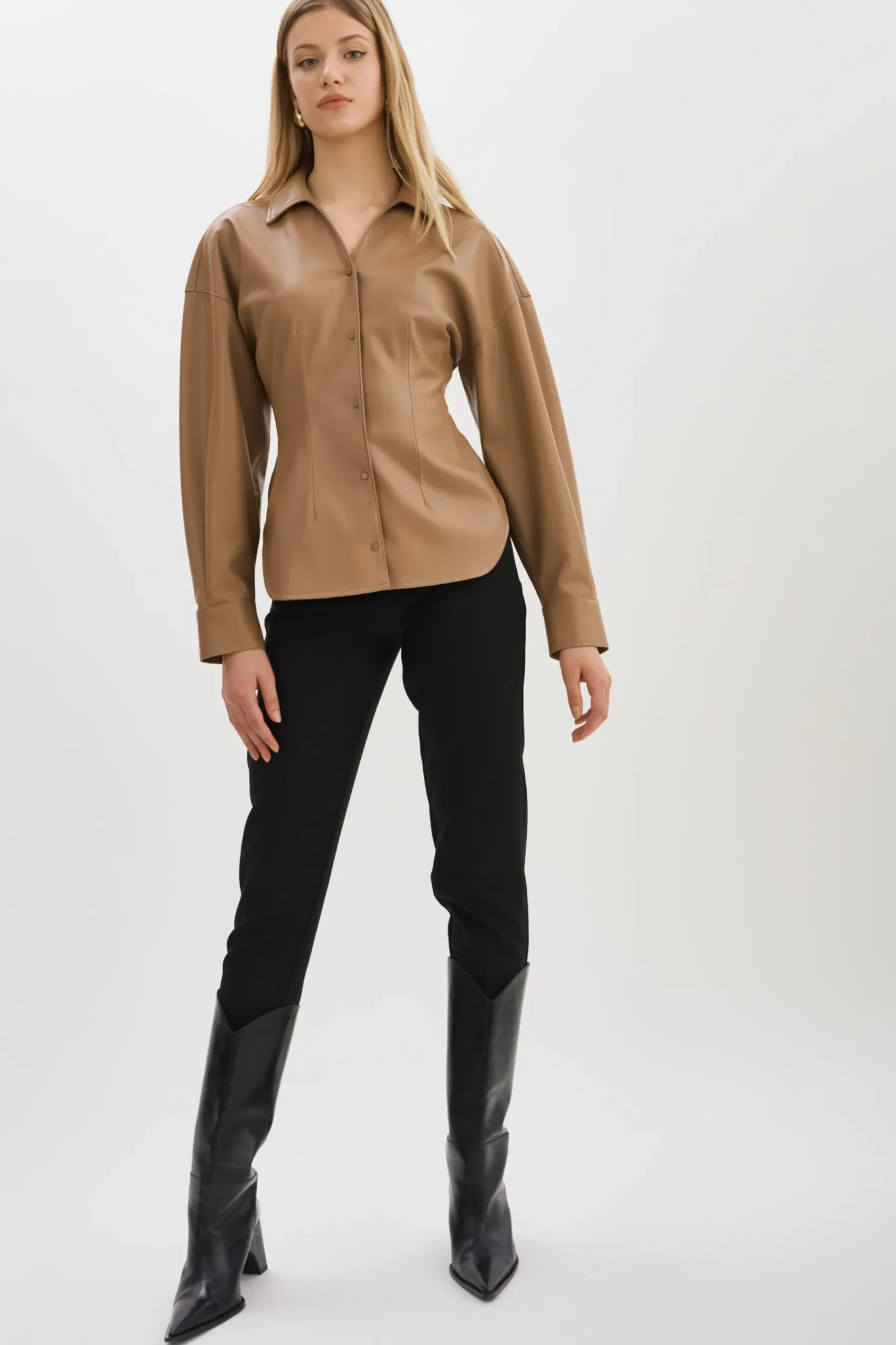 Femme LAMARQUE SKYLAR | Chemise En Similicuir