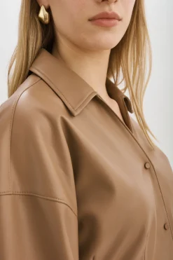 Femme LAMARQUE SKYLAR | Chemise En Similicuir