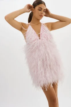 Femme LAMARQUE SOLVEIG | Feather Dress