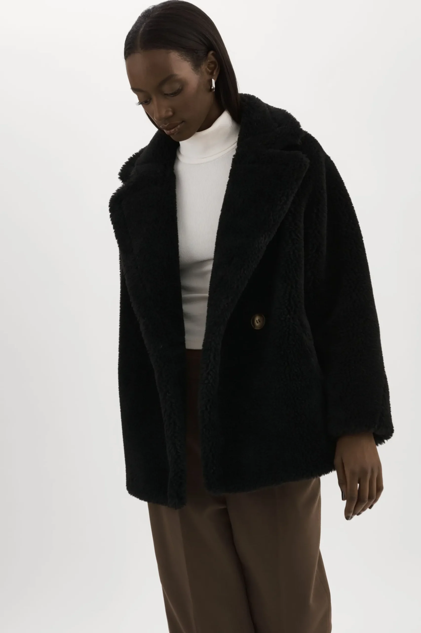 Femme LAMARQUE SOPHIE | Manteau En Sherpa