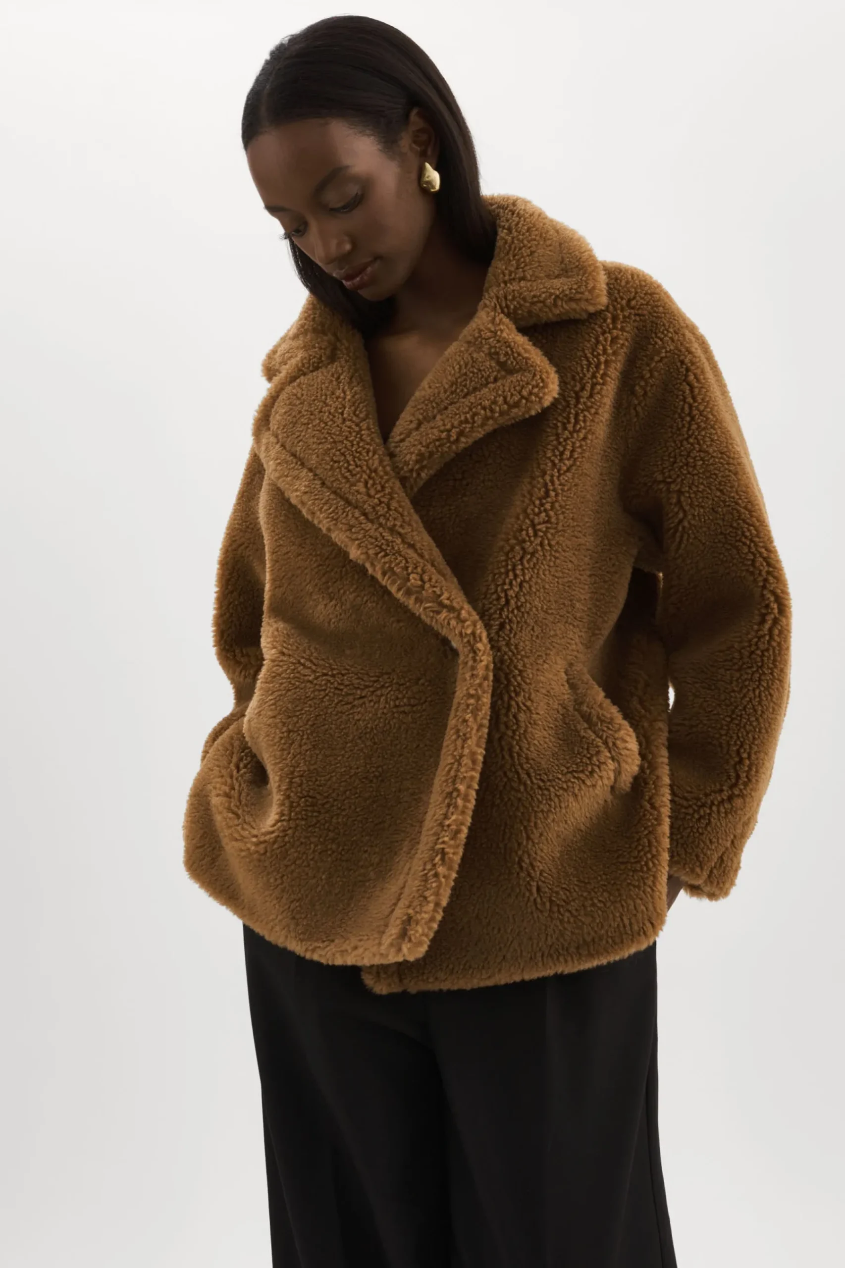 Femme LAMARQUE SOPHIE | Manteau En Sherpa