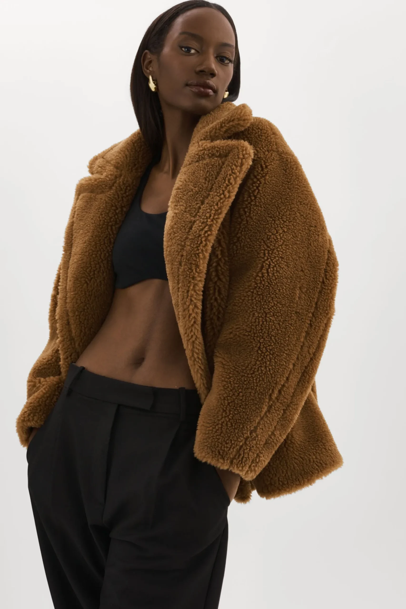Femme LAMARQUE SOPHIE | Manteau En Sherpa