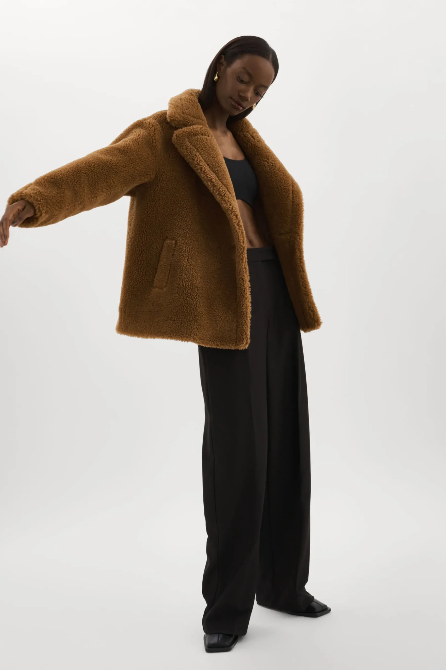 Femme LAMARQUE SOPHIE | Manteau En Sherpa