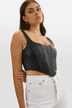 Femme LAMARQUE TABIA | Corset En Cuir