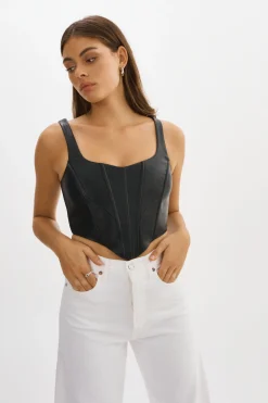 Femme LAMARQUE TABIA | Corset En Cuir