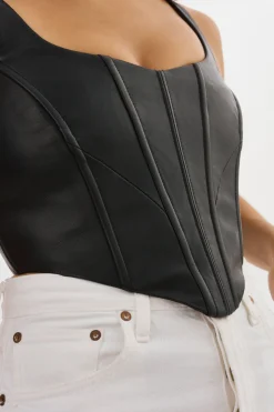 Femme LAMARQUE TABIA | Corset En Cuir