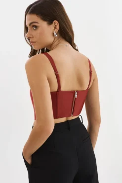Femme LAMARQUE TABIA | Corset En Cuir