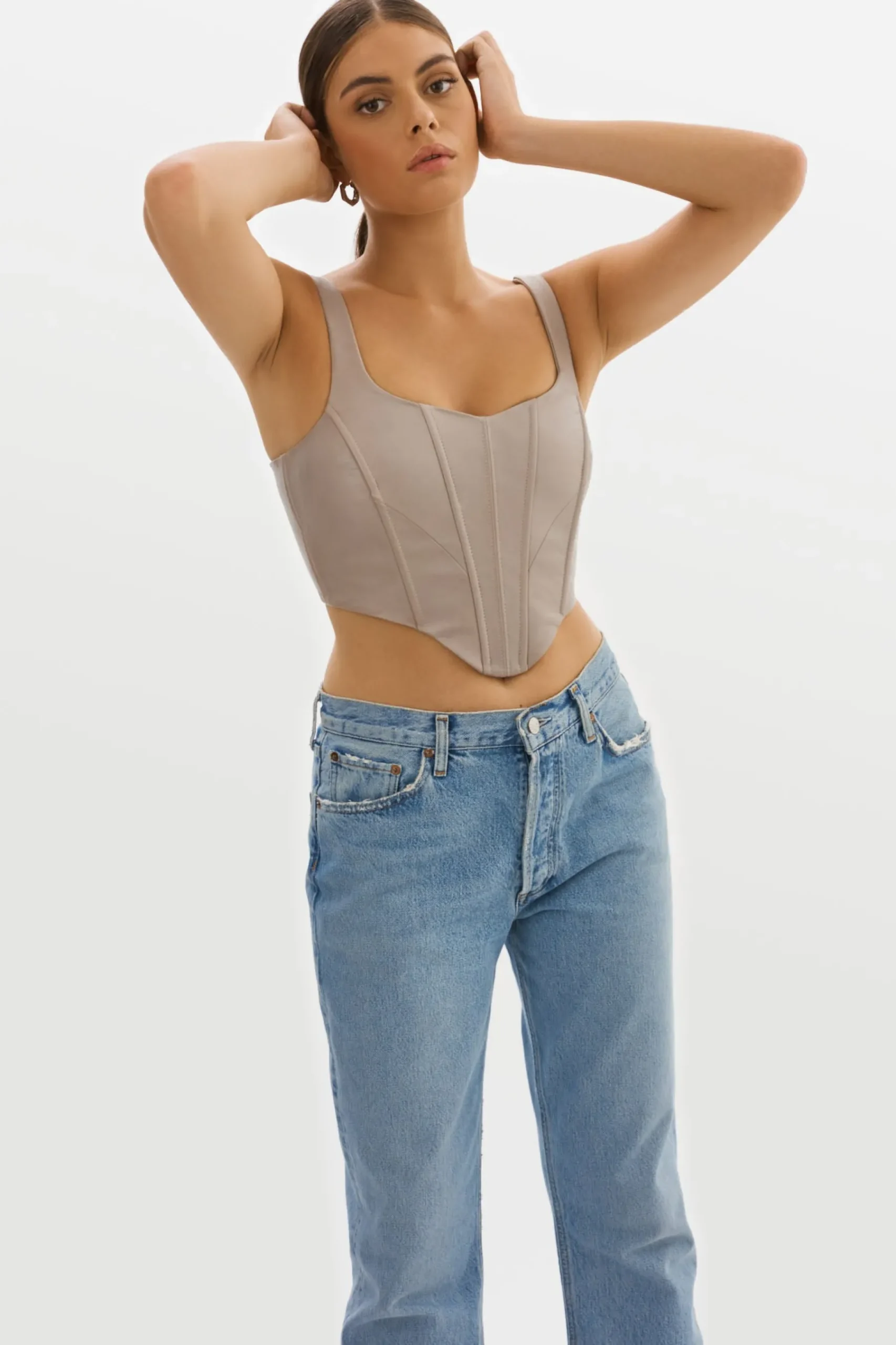 Femme LAMARQUE TABIA | Corset En Cuir