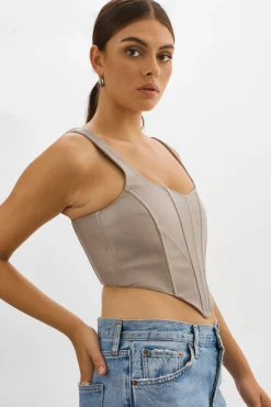 Femme LAMARQUE TABIA | Corset En Cuir