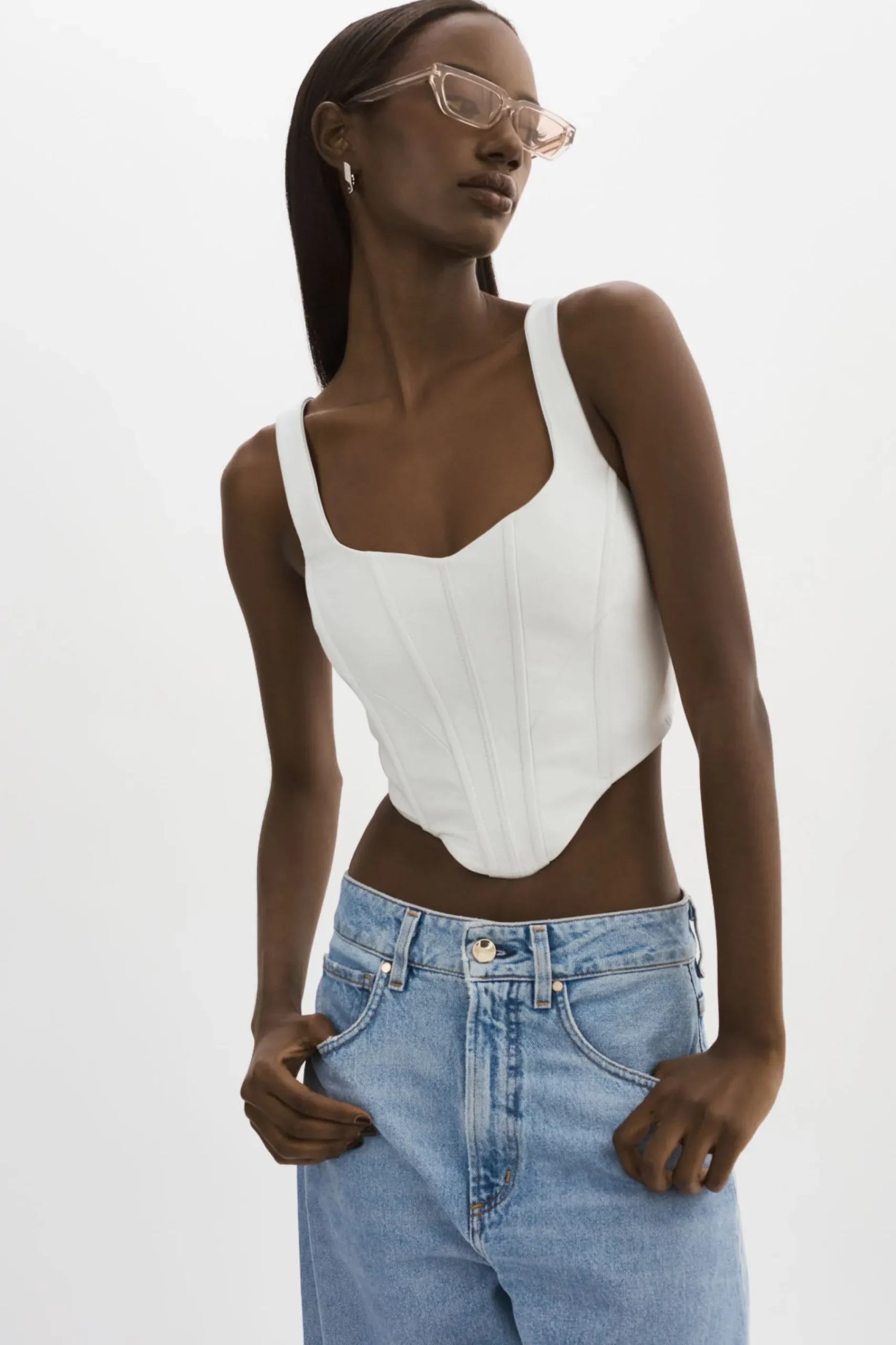 Femme LAMARQUE TABIA | Corset En Cuir