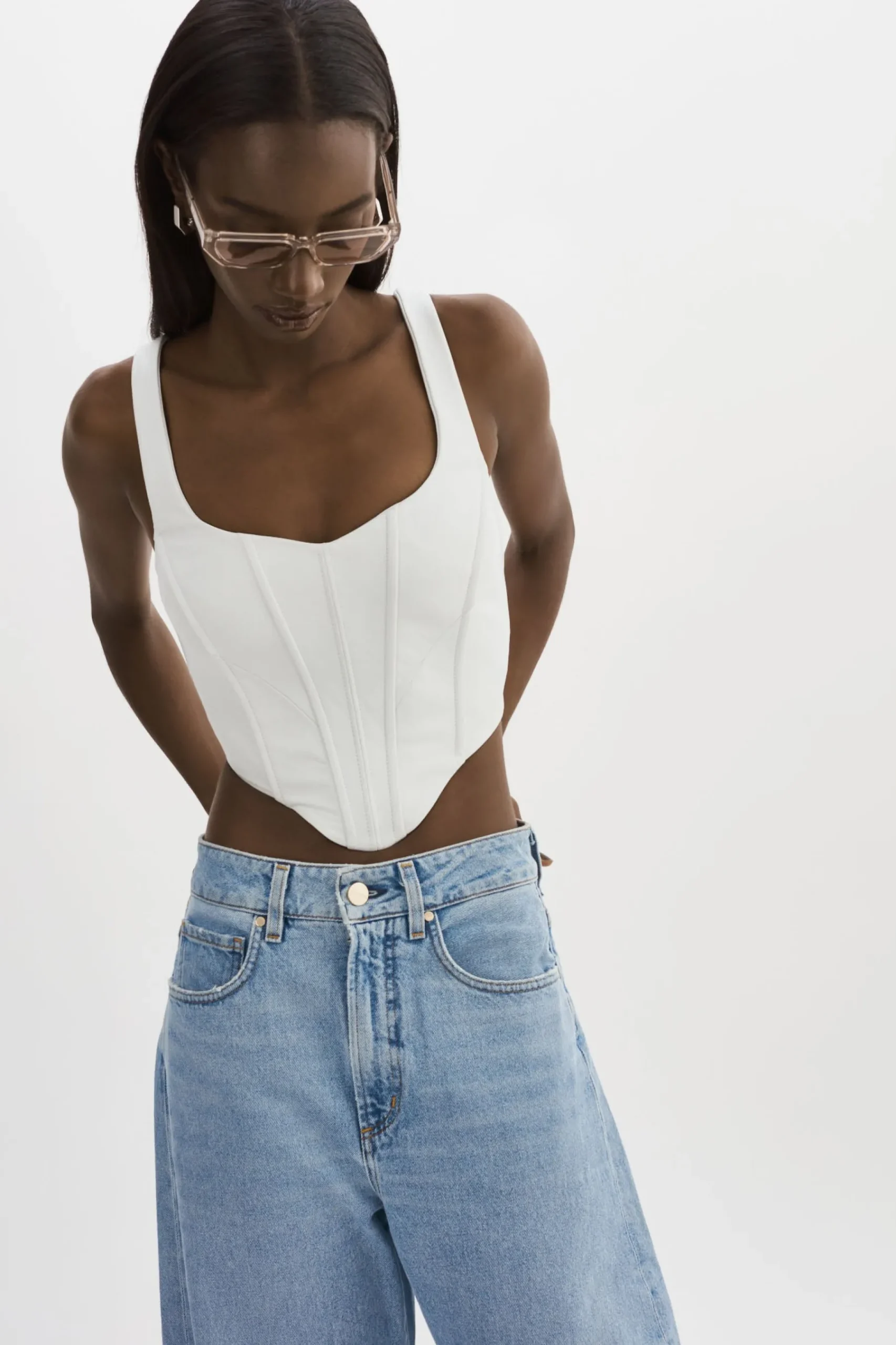 Femme LAMARQUE TABIA | Corset En Cuir