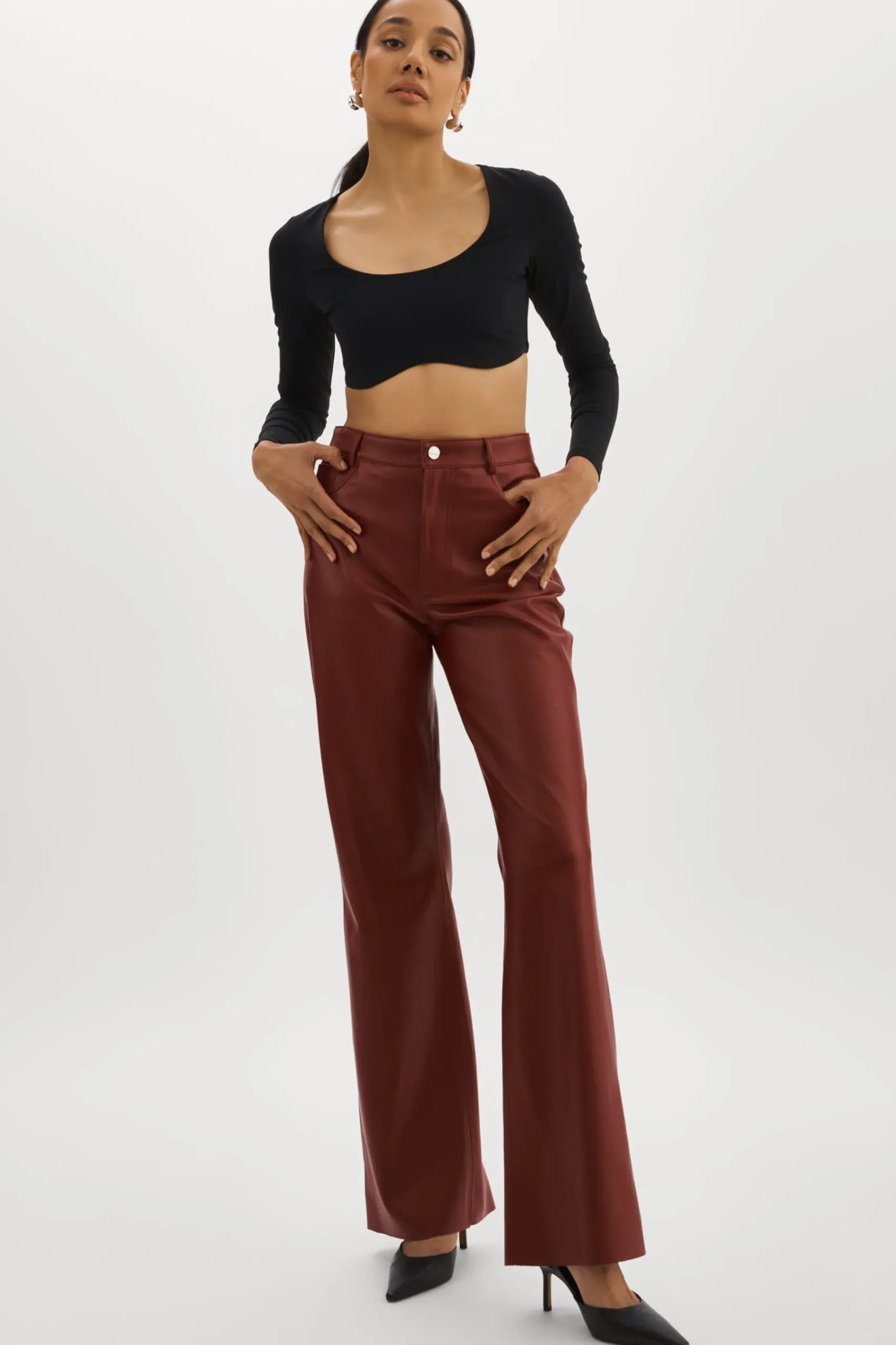Femme LAMARQUE TAVI | Pantalon En Similicuir