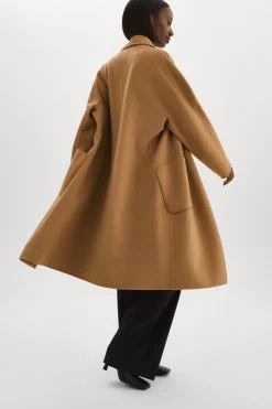 Femme LAMARQUE THARA | Manteau En Laine à Col Châle