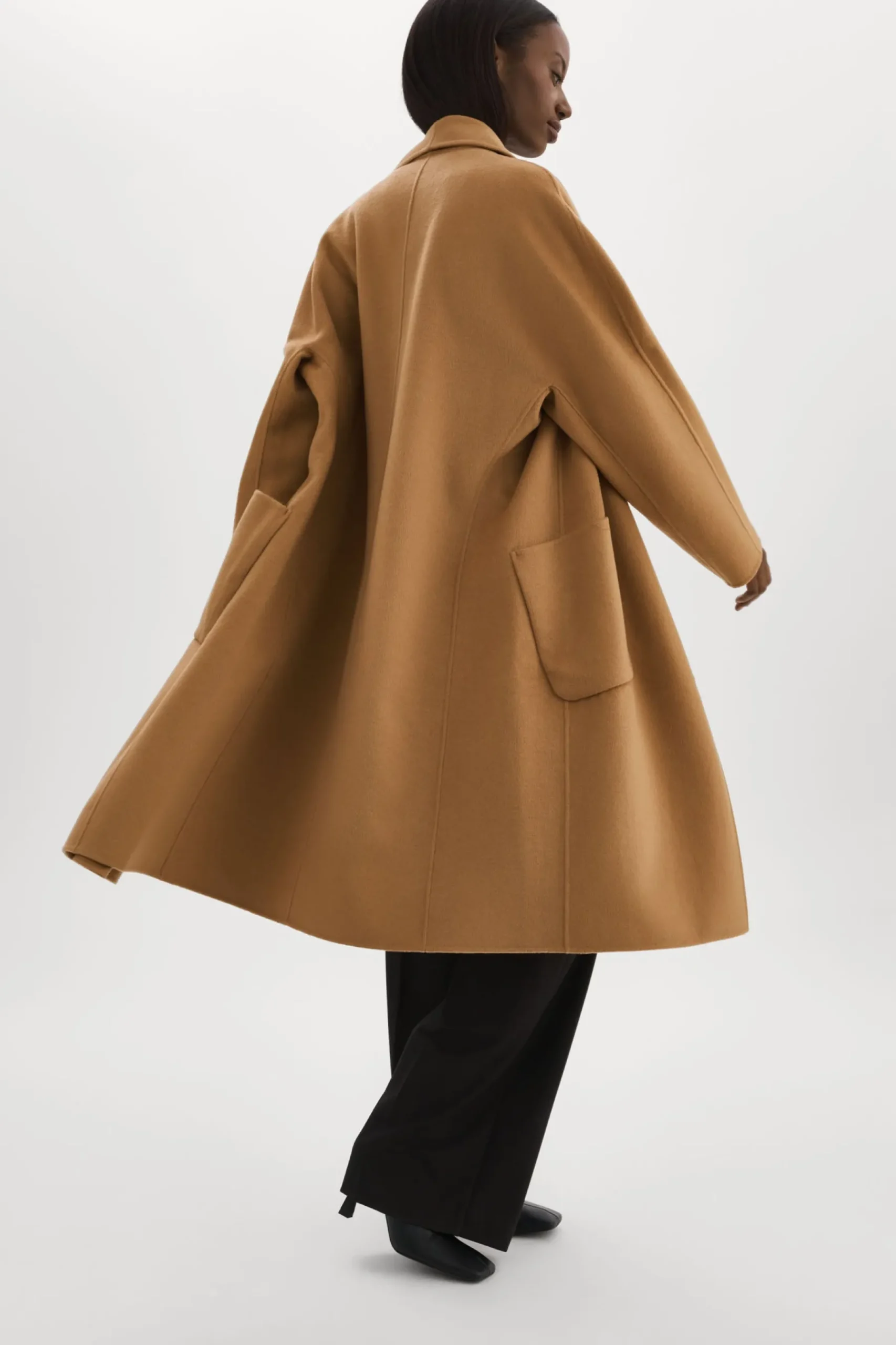 Femme LAMARQUE THARA | Manteau En Laine à Col Châle