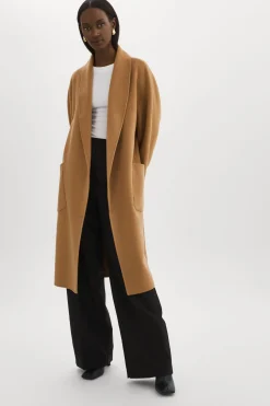 Femme LAMARQUE THARA | Manteau En Laine à Col Châle