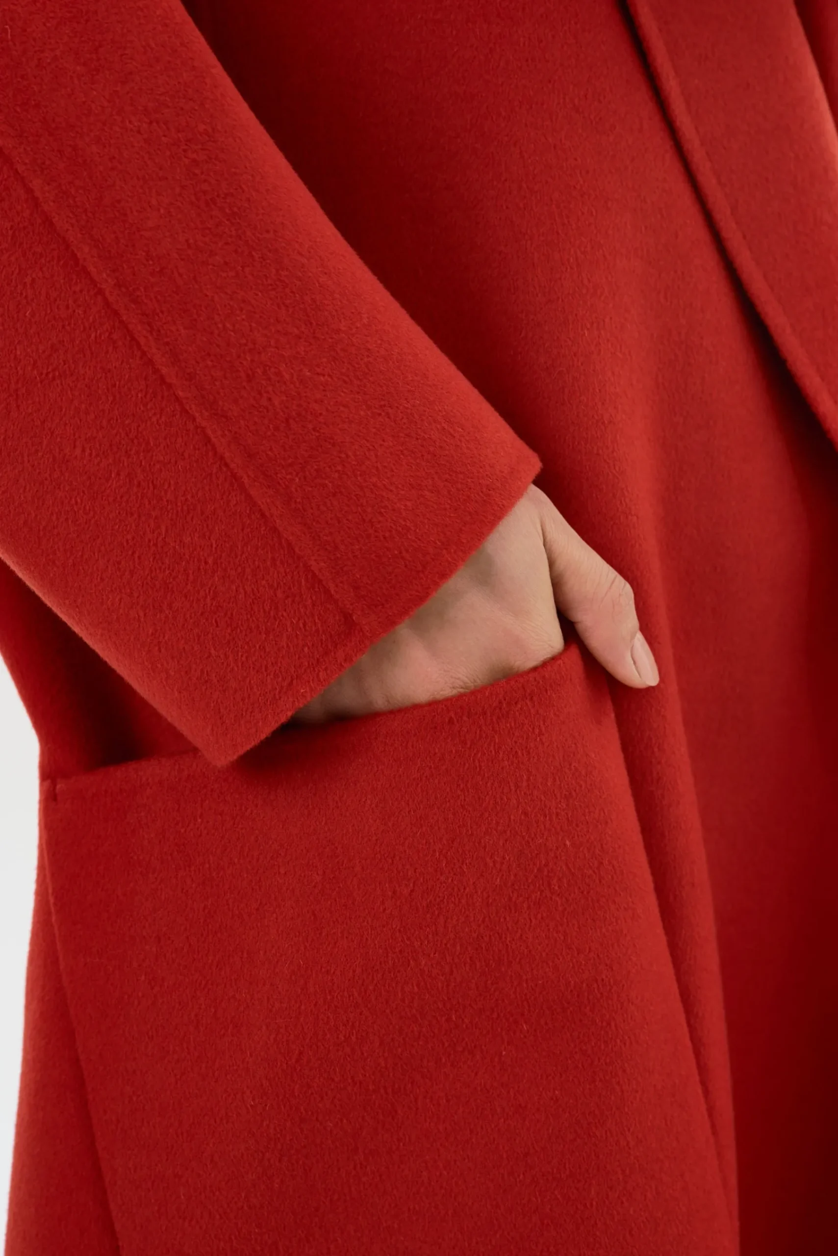 Femme LAMARQUE THARA | Manteau En Laine à Col Châle