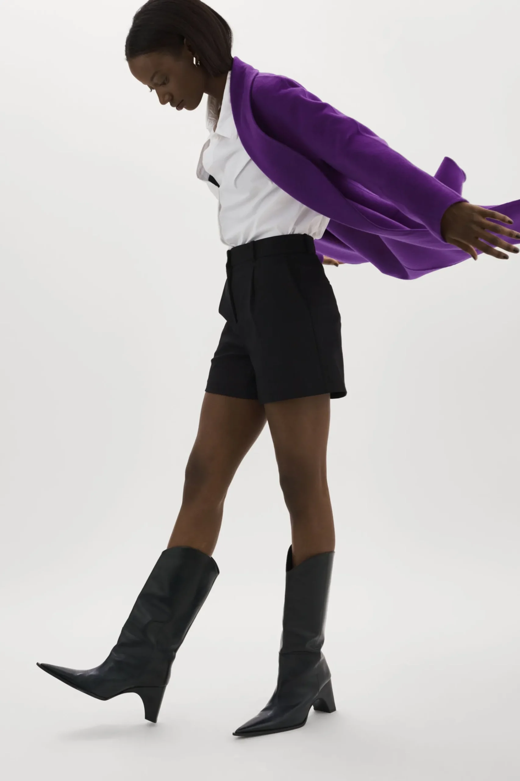 Femme LAMARQUE THARA | Manteau En Laine à Col Châle