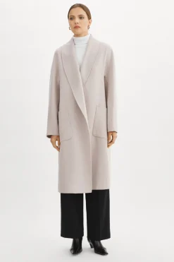 Femme LAMARQUE THARA Manteau En Laine à Col Châle
