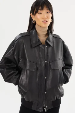 Femme LAMARQUE TREVANNA | Leather Bomber Jacket