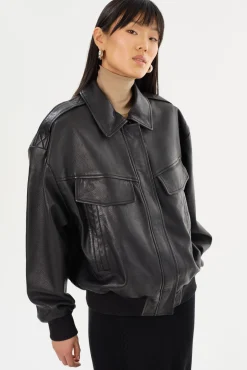 Femme LAMARQUE TREVANNA | Leather Bomber Jacket